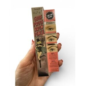 Benefit Goof Proof Brow Pencil Brow Shaping Full Size 4 WARM MED BROWN New Boxed